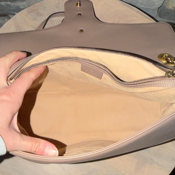 Gucci Large Marmont Bag - Blush Pink with Gold Hardware - Picture 4 of 9